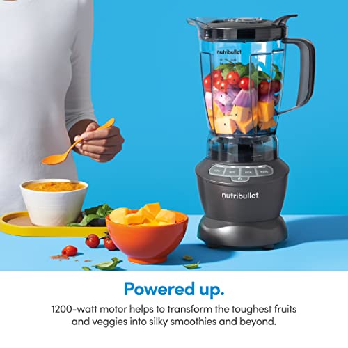 NutriBullet ZNBF30500Z Blender Combo 1200 Watt Dishwasher Safe Plastic food blender