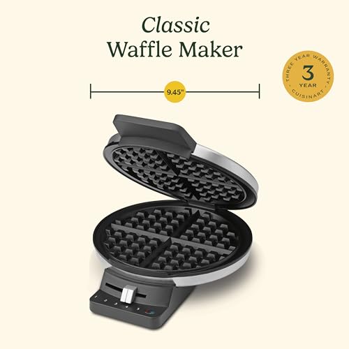Cuisinart Waffle Maker, 1250W Round