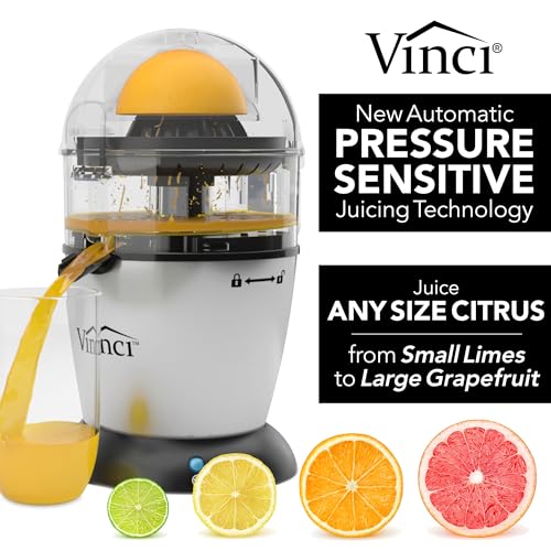 Vinci Electric Juicer, Hands Free Automatic Compact Citrus Press Machine