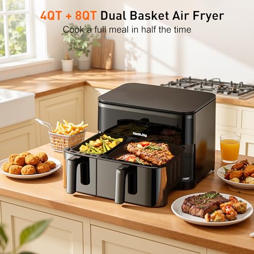 HoninJoy Large Dual Basket Air Fryer