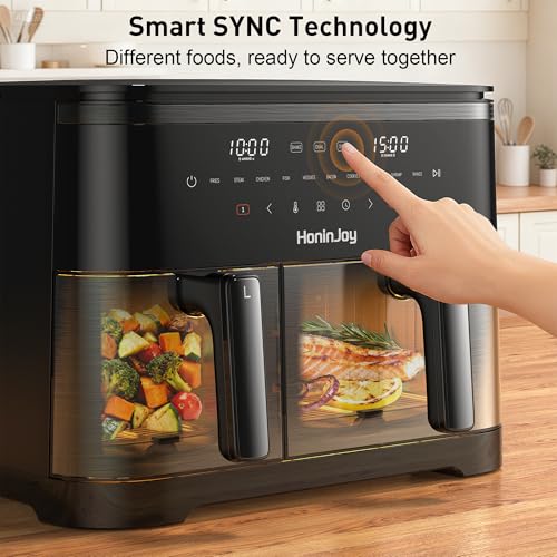HoninJoy Large Dual Basket Air Fryer