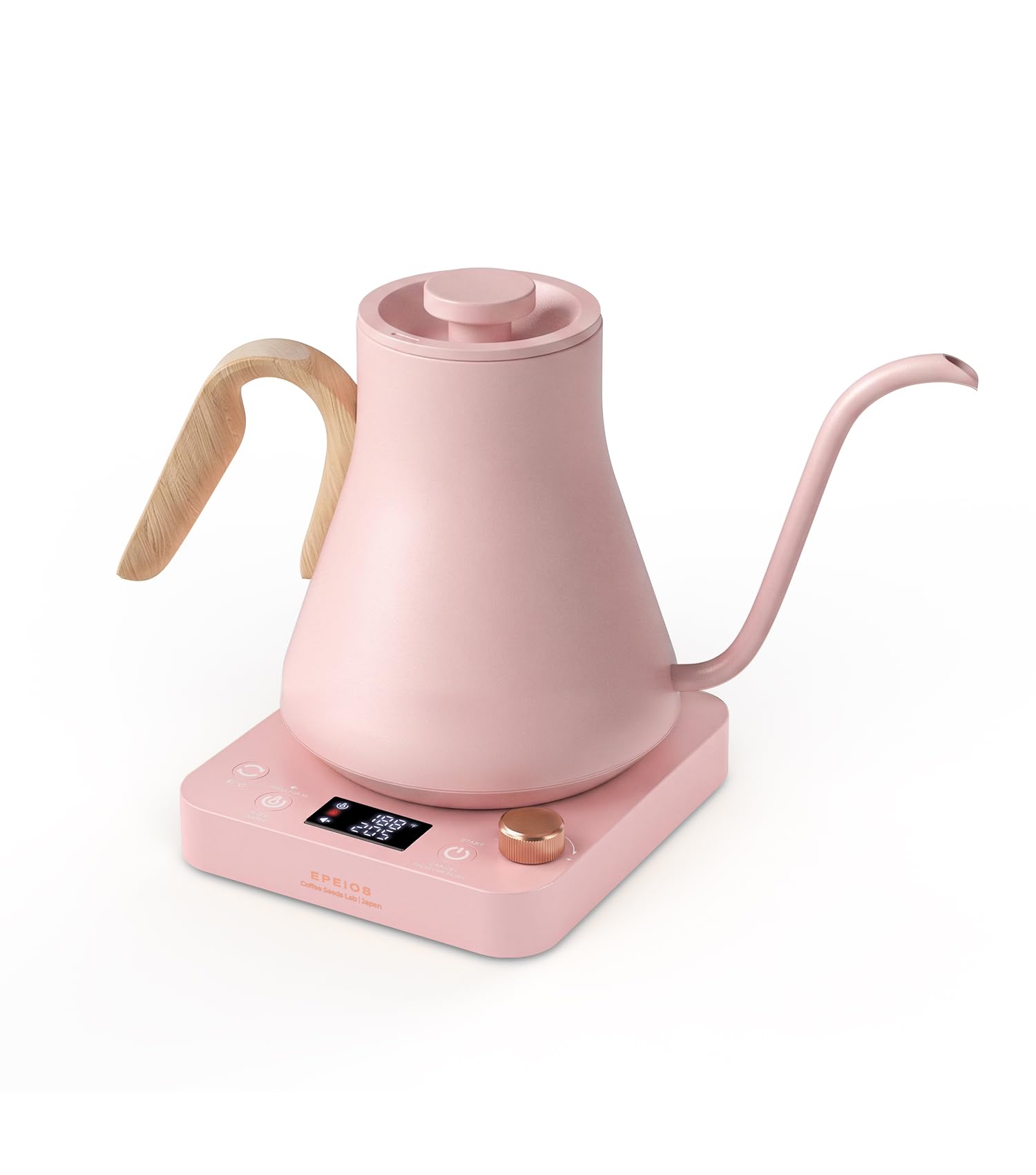 Epeios Electric Kettle, Gooseneck Electric Kettle with ±1°F Temperature Control, 1200W Rapid Heating for Pour Over Coffee & Tea, 304 Stainless Steel Interior, Auto Shut-Off, 0.9L