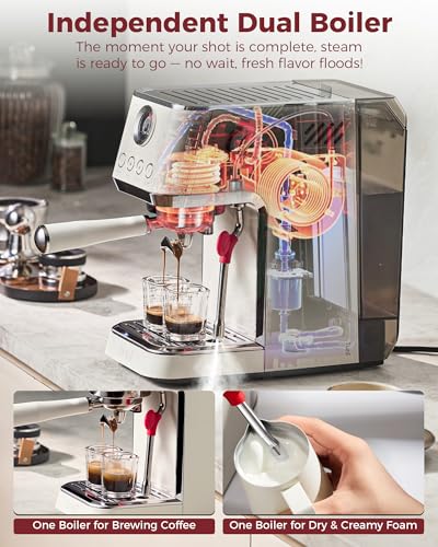 Tuni E2 Gen3 Espresso Machine with G3 Flat Burr Coffee Grinder Combo Set