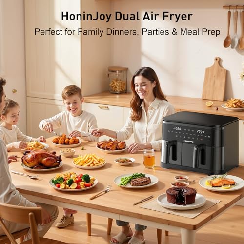 HoninJoy Large Dual Basket Air Fryer