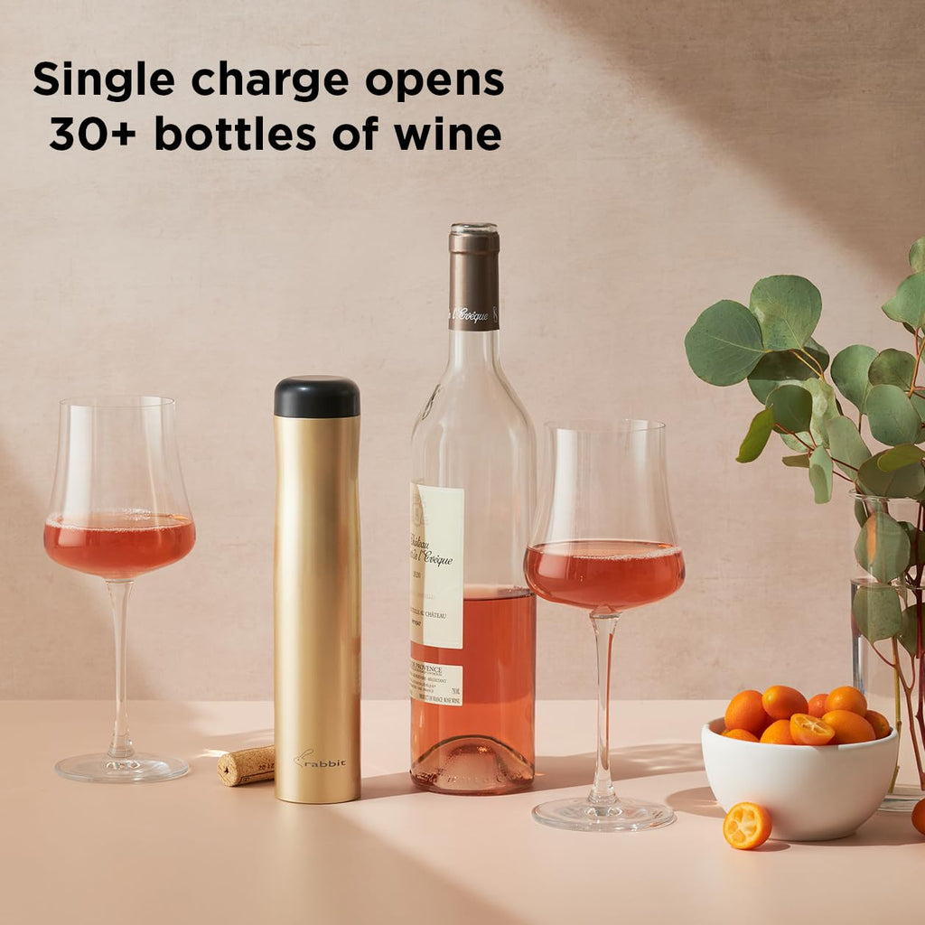 Rabbit Automatic Electric Wine Bottle Corkscrew Opener