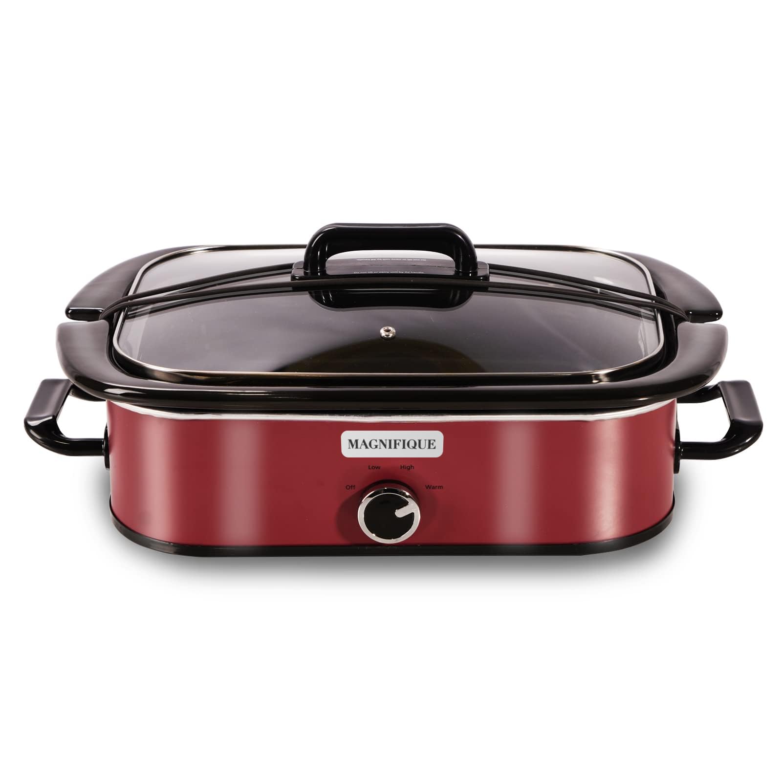 MAGNIFIQUE 4 Quart Claypot Multi-Cooker, with 8-in-1 Casserole Programmable Slow Cooker