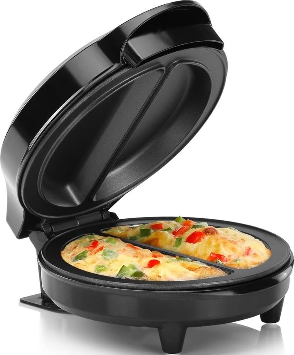Holstein Housewares Nonstick Dual Omelet and Frittata Maker