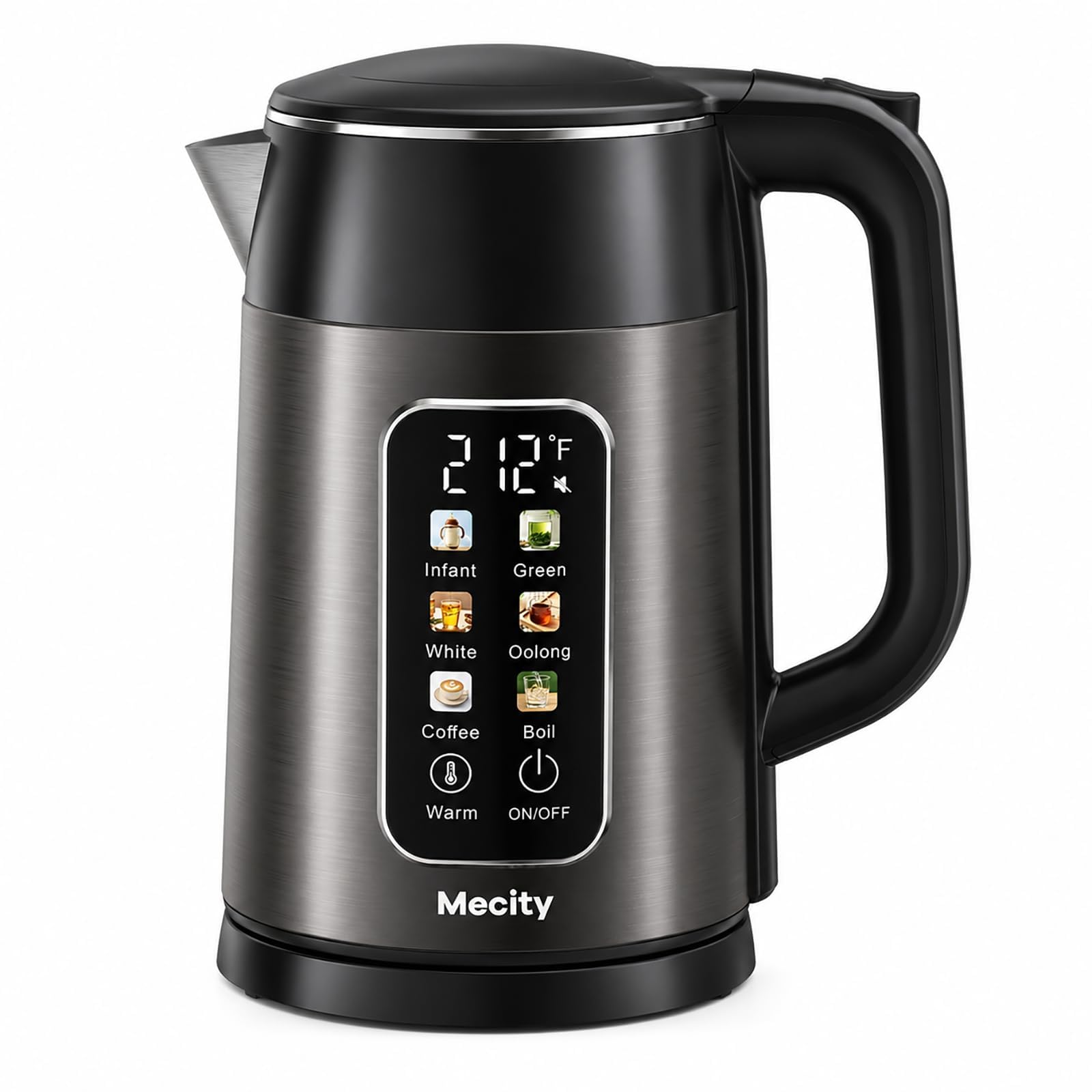 Mecity Electric Kettle 1.7 Liter Water Boiler with Temperature Control