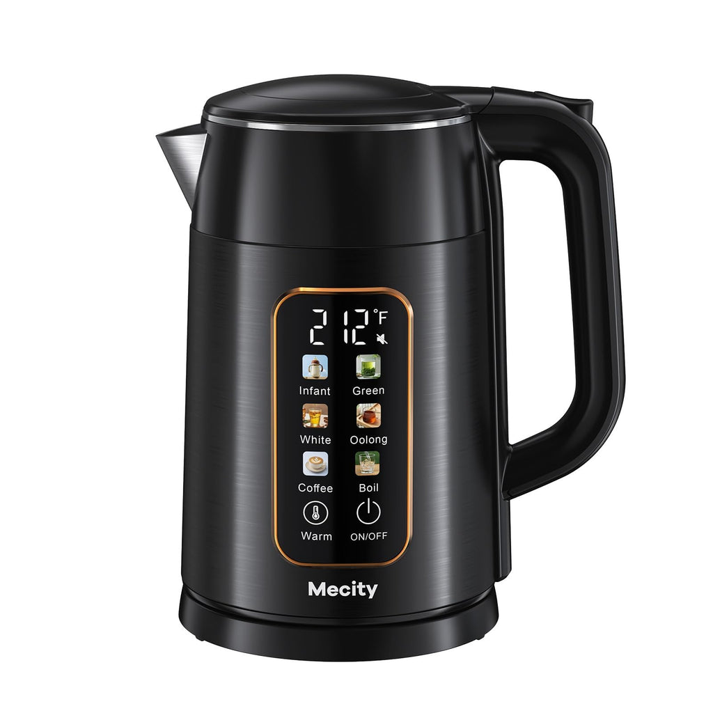 Mecity Electric Kettle 1.7 Liter Water Boiler with Temperature Control