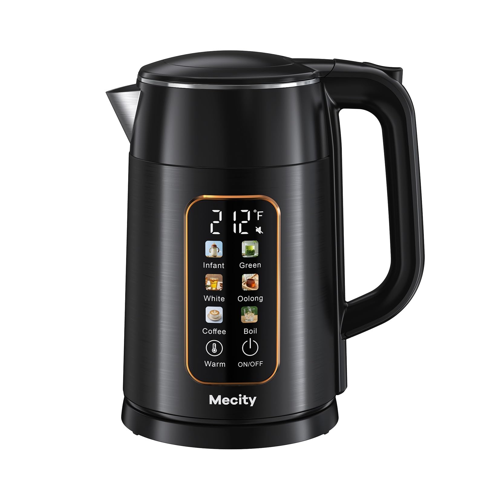 Mecity Electric Kettle 1.7 Liter Water Boiler with Temperature Control