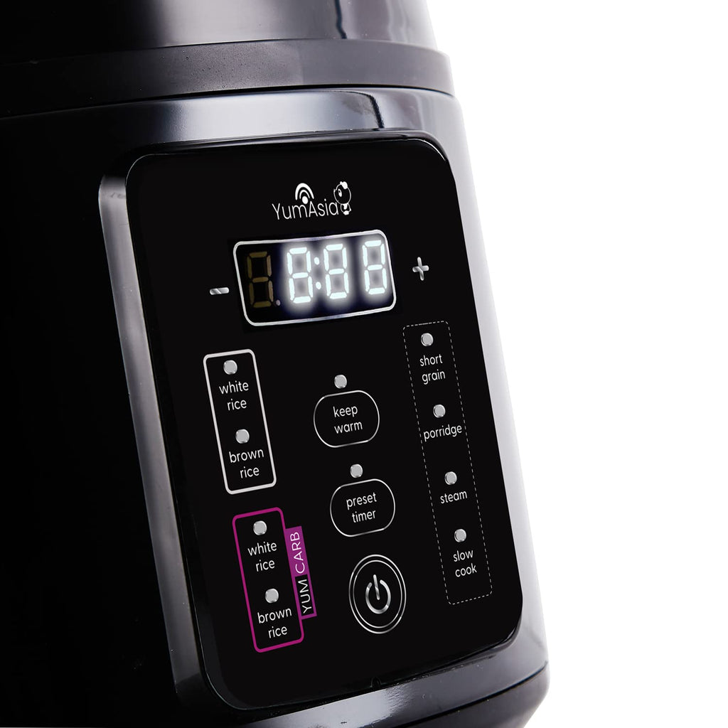 Yum Asia Kumo YumCarb 5.5-Cup Fuzzy Logic Rice Cooker