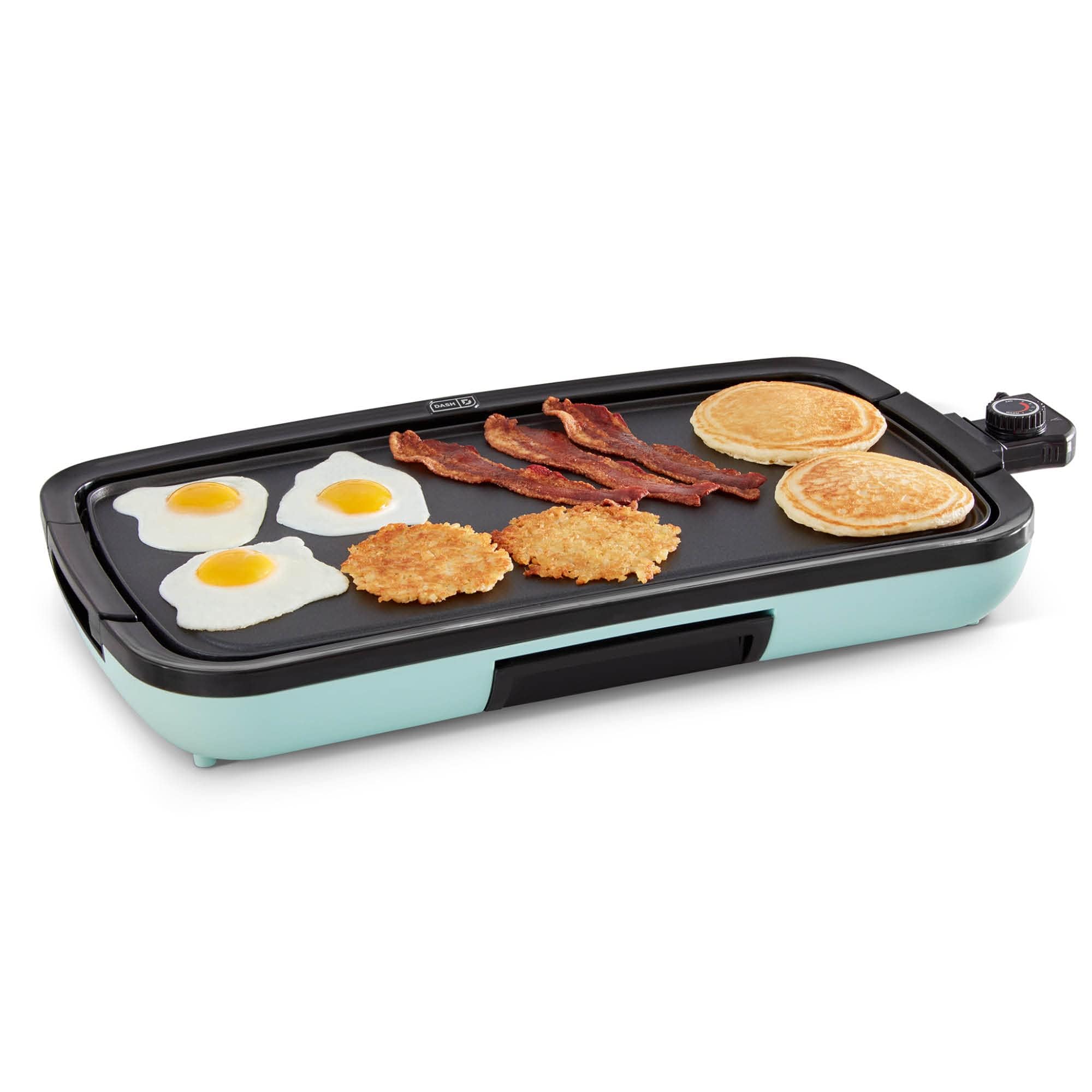 Dash Everyday Electric Griddle - Indoor Griddle for Versatile Cooking - Features Quick-Heating, Anti-Slip Feet, and Removable, Nonstick Plate