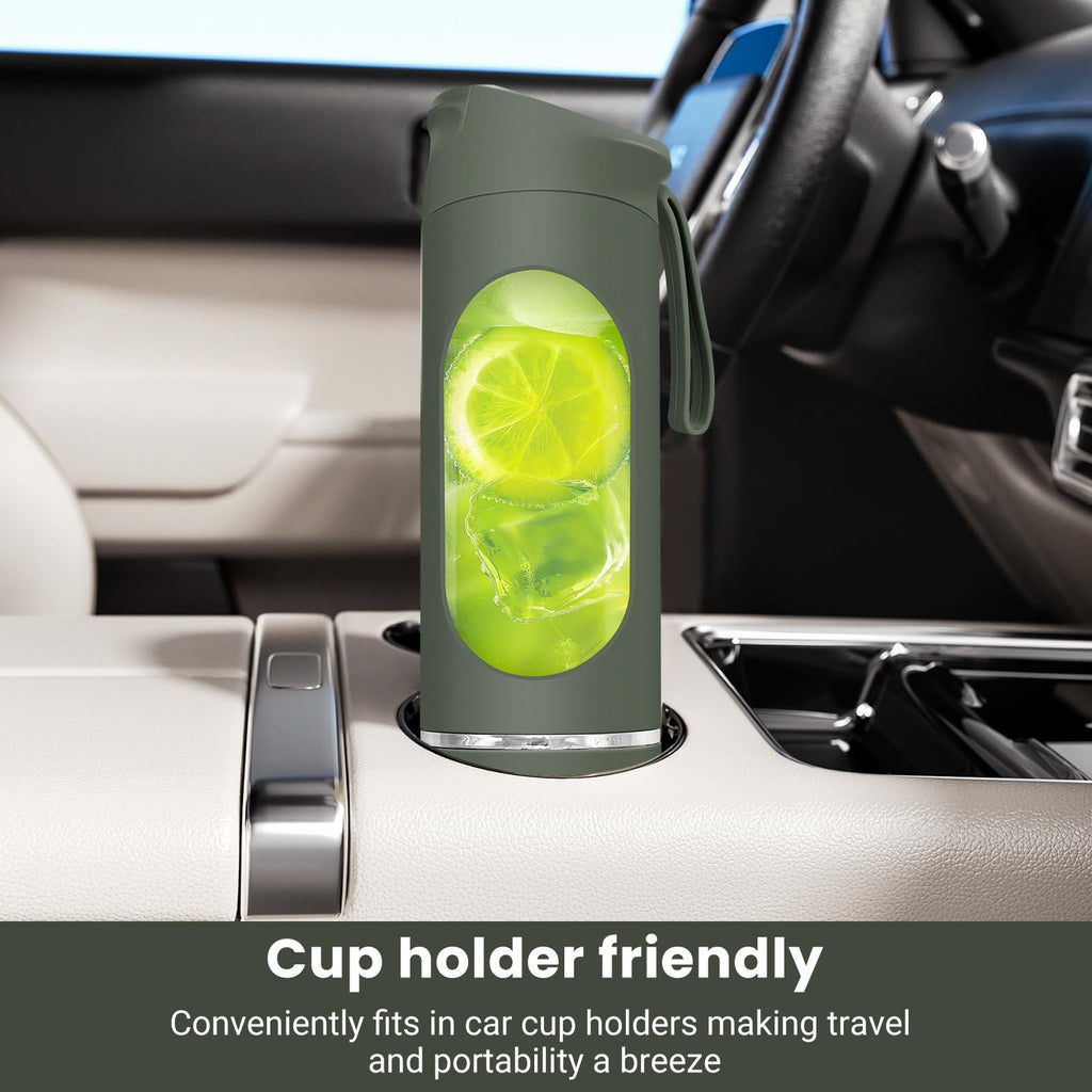 Portable Blender Personal Electric USB | 500ml Portable Juicer for Shakes and Smoothies | Small Blender for Mixing | Compact Convenient Versatile Kitchen Small Appliance for Home