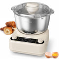Electric Dough Maker with Ferment Function, 6.5QT Stand Dough Mixer, Dough Kneading Machine with 304 Stainless Steel Bowl, Removable Lid & Knob Control, Ideal for Bread, Pizza, Pasta