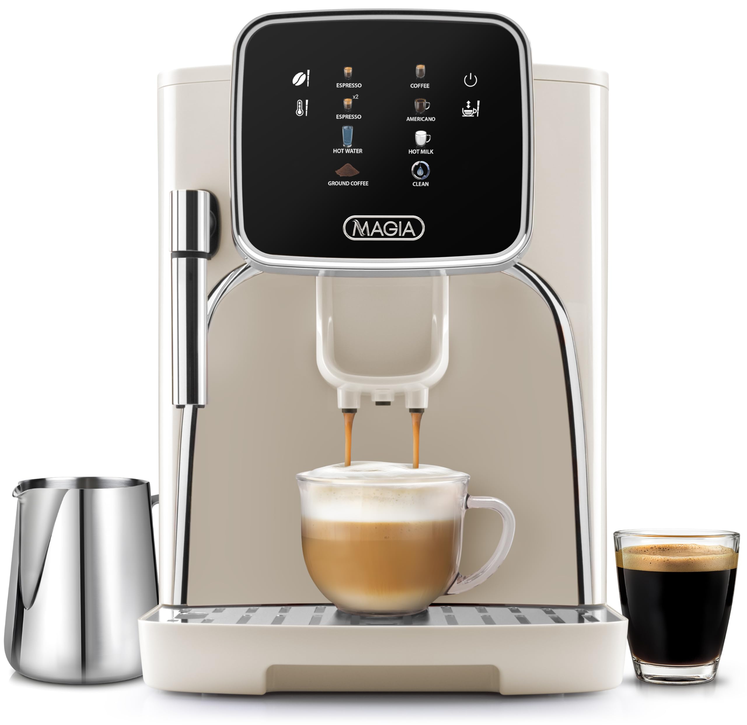 Zulay Kitchen Magia Espresso Machine for Home and Office