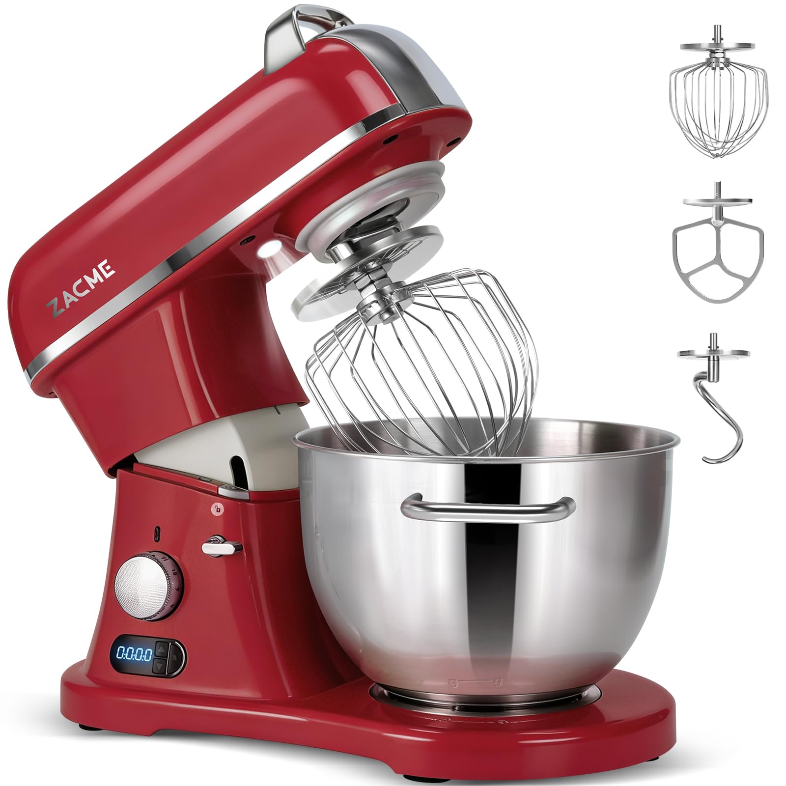 8.4QT Commercial Stand Mixer 800W with NSF Certified and Aluminum Die Casting, Mixers Kitchen Electric Stand Mixer Metal Food Mixer