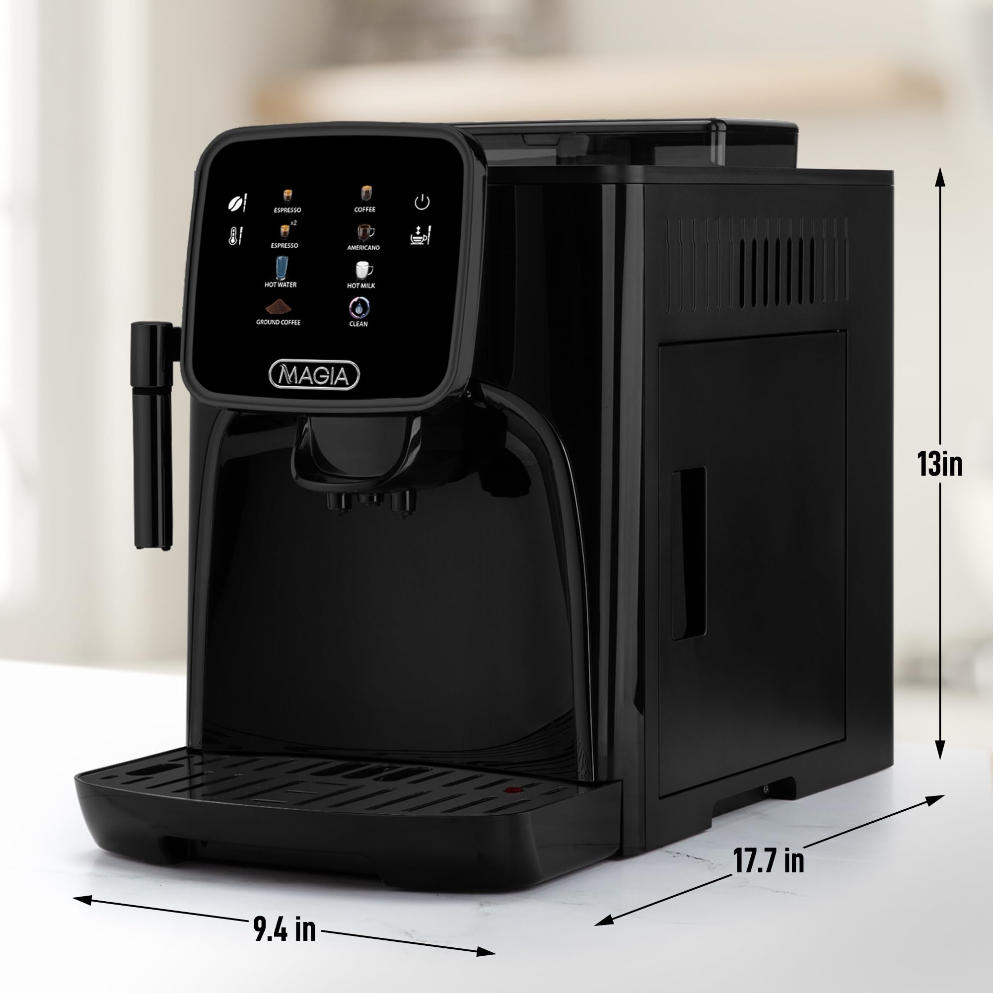 Zulay Kitchen Magia Espresso Coffee Machine for Home & Office
