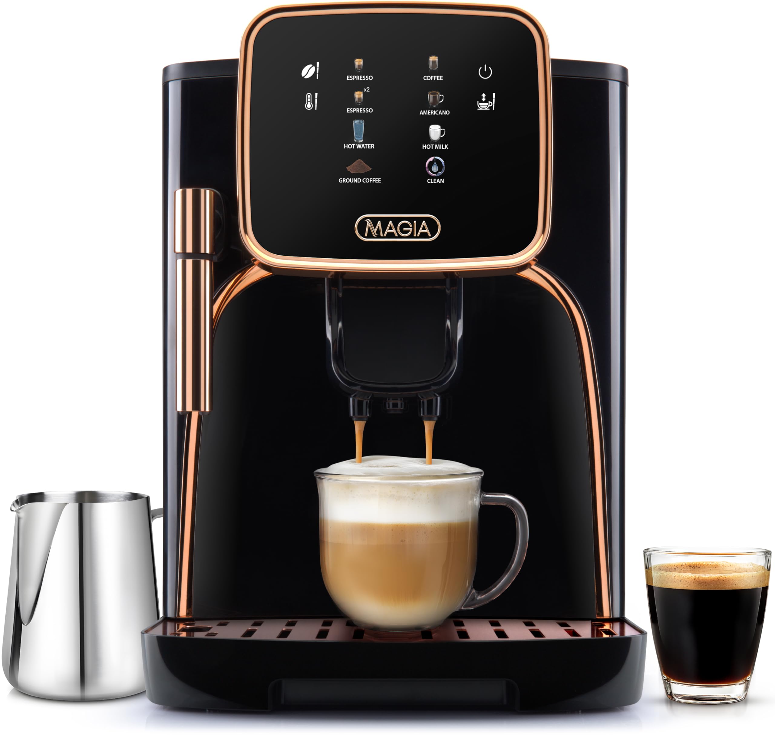 Zulay Kitchen Magia Espresso Machine for Home and Office