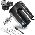 Lord Eagle 9-Speed Digital Hand Mixer Electric Handheld, 500W DC Motor Kitchen Mixer for Cake Baking, Lightweight Egg Beaters with Stain-resistant & Waterproof Storage Bag & 6 Accessories