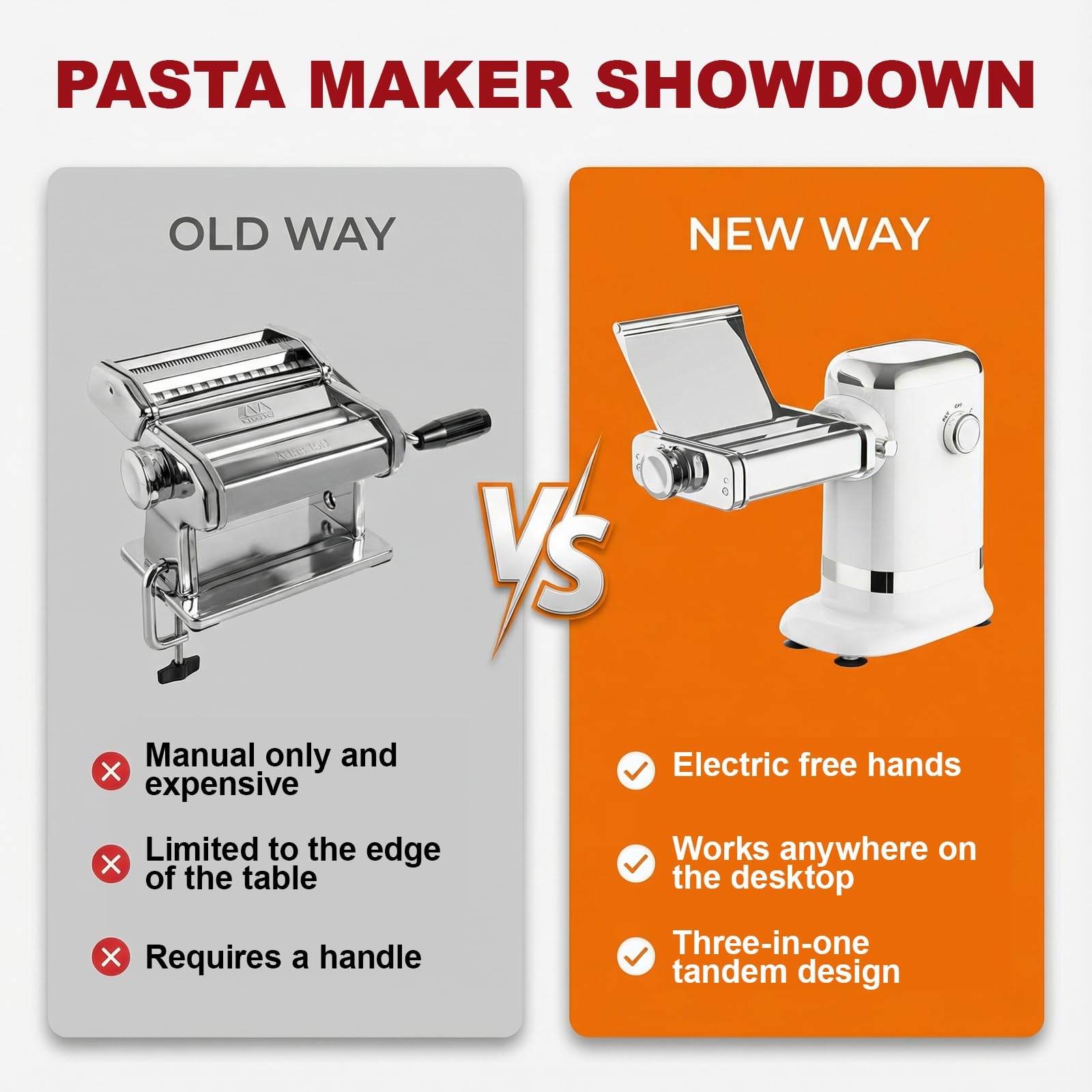 GVODE Electric Pasta Maker Machine