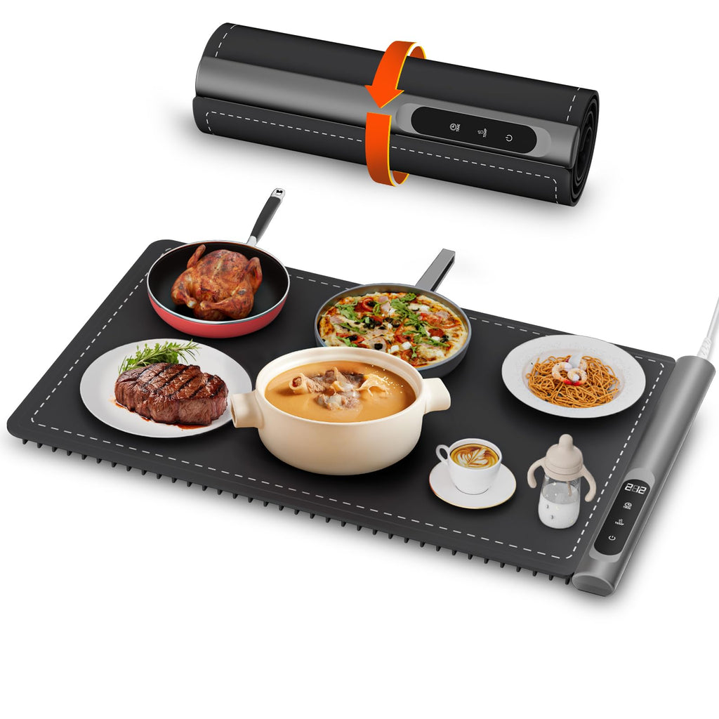 Newise Graphene Electric Food Warming Mat with 6 Heat Settings