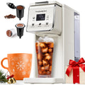 TWOMEOW Coffee Maker Hot & Iced With Bold Setting,Single Serve Coffee Maker For K Cup And Grounds,52 Oz Removabl