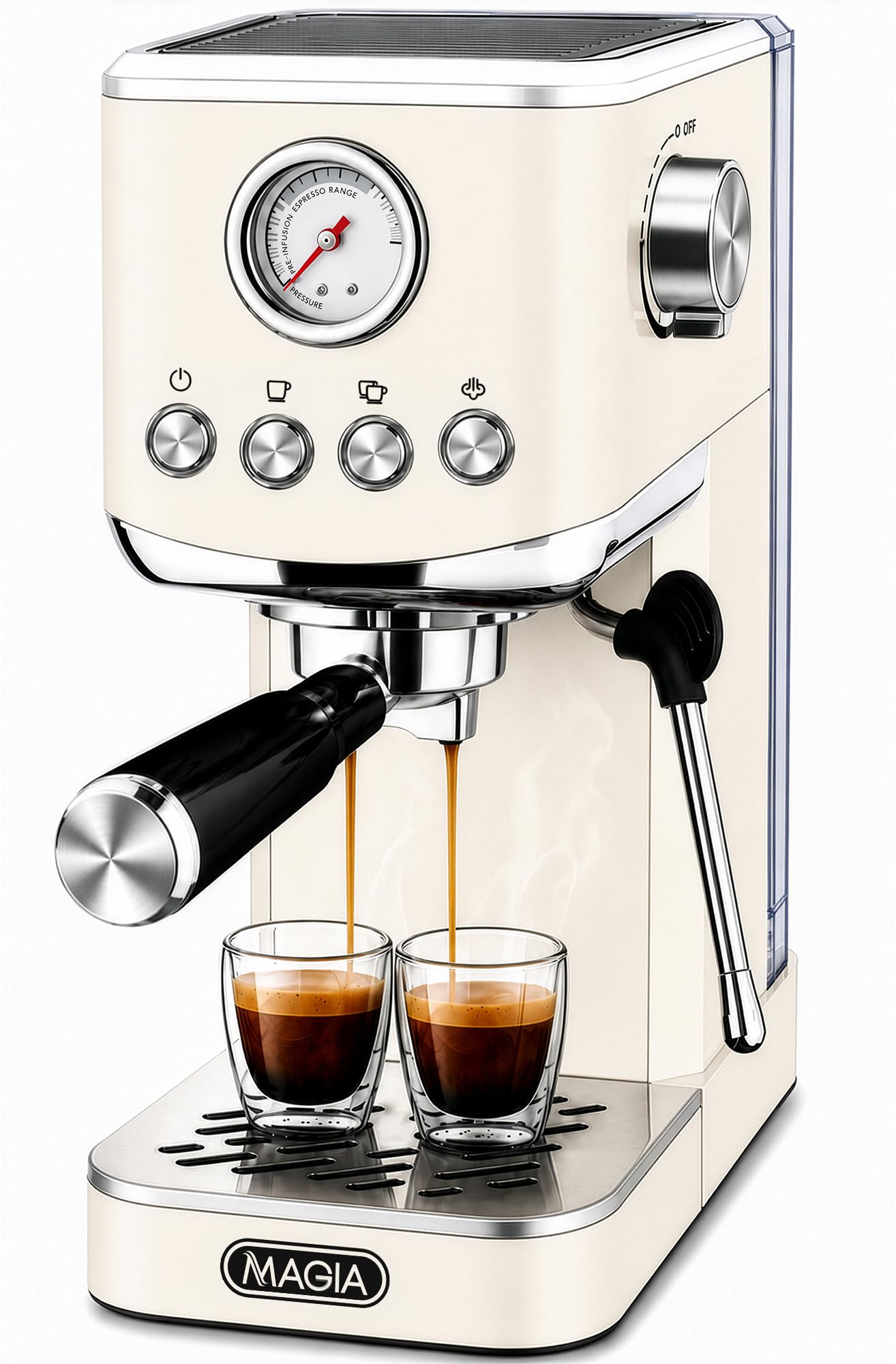 Zulay Kitchen Magia Espresso Machine for Home and Office