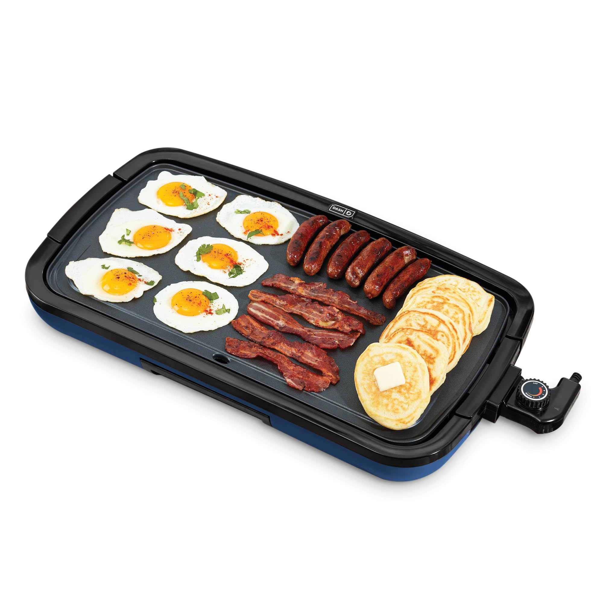Dash Everyday Electric Griddle - Indoor Griddle for Versatile Cooking - Features Quick-Heating, Anti-Slip Feet, and Removable, Nonstick Plate