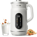 GDOR 42oz Smart Nut Milk Maker, 9-in-1 Plant Milk Machine for Almond, Oat, Soy, Juice & Smoothie, Large Touch Display Blender with Keep Warm, Boil Water, 12H Delay and Self-Cleaning