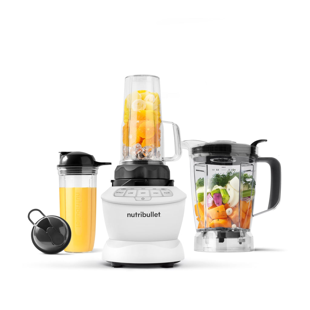 NutriBullet ZNBF30500Z Blender Combo 1200 Watt Dishwasher Safe Plastic food blender