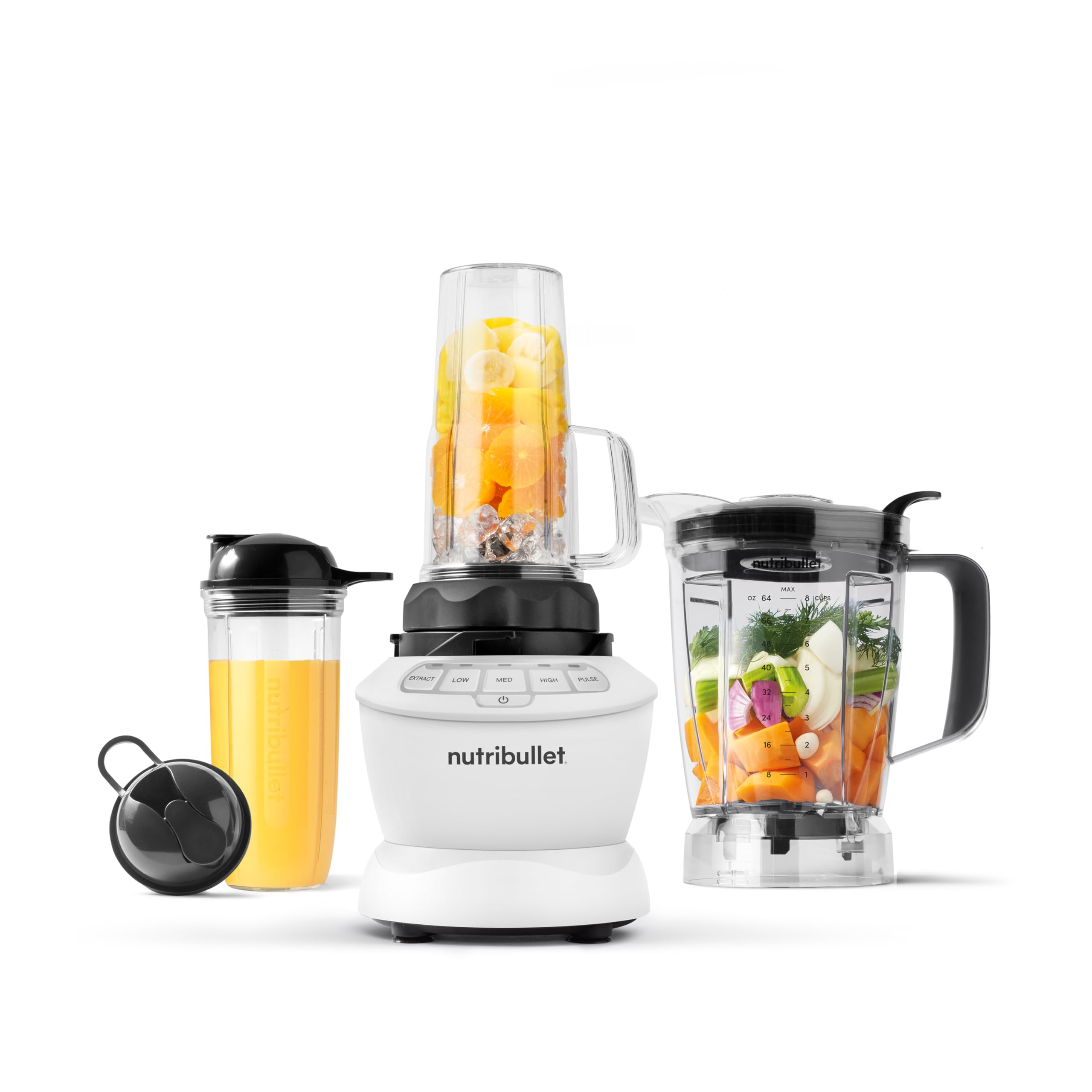 NutriBullet ZNBF30500Z Blender Combo 1200 Watt Dishwasher Safe Plastic food blender