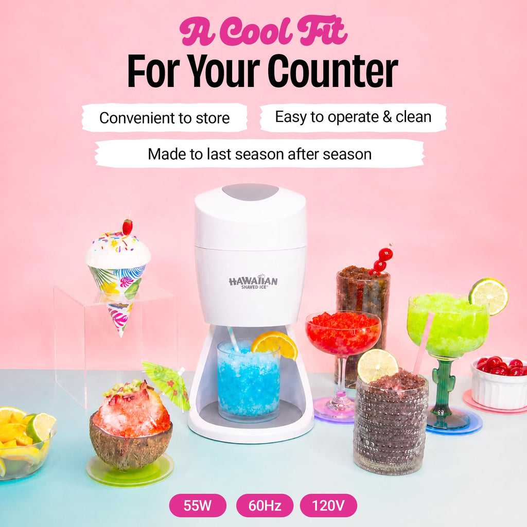 Hawaiian Shaved Ice S900A Snow Cone and Shaved Ice Maker