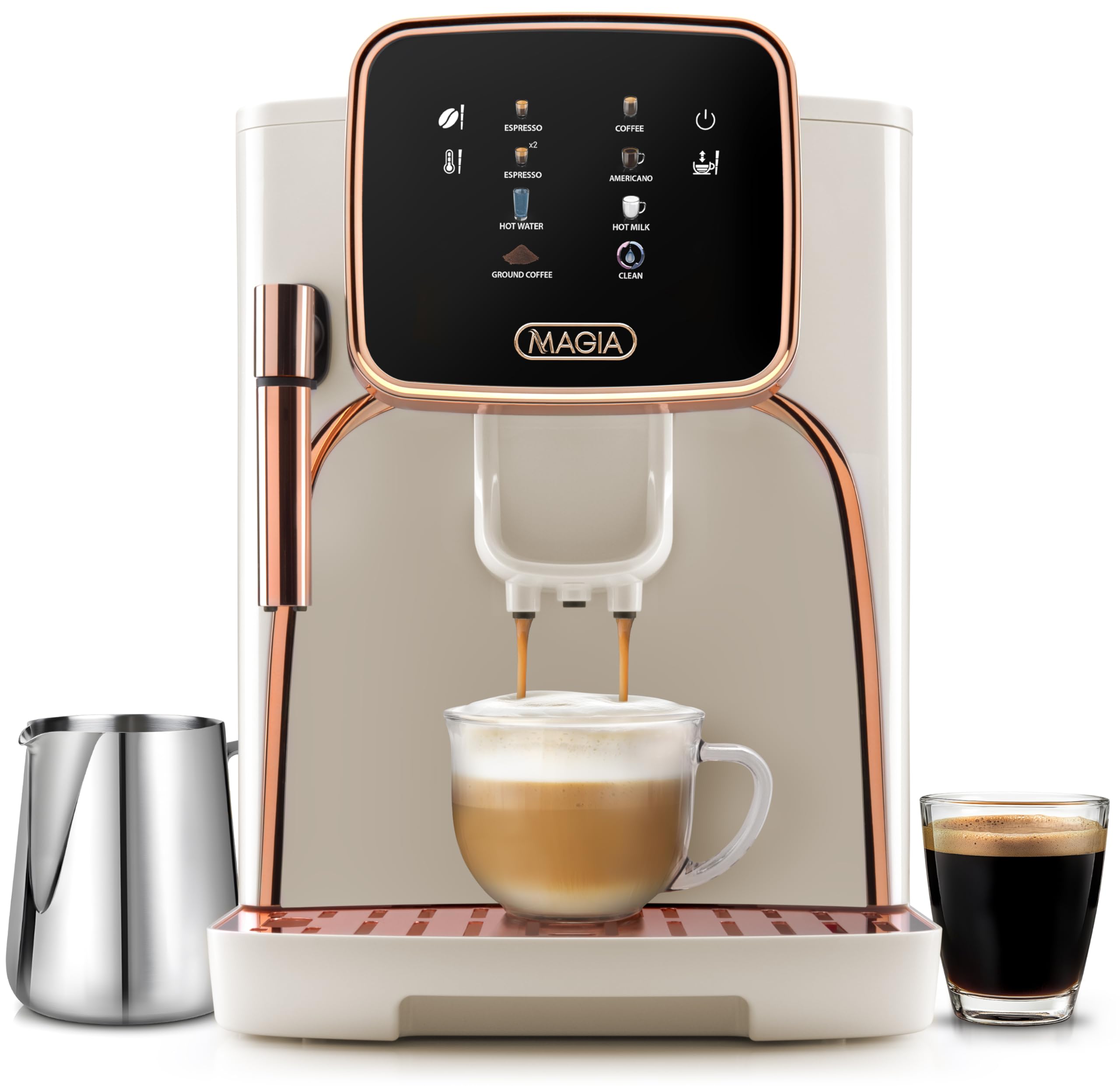 Zulay Kitchen Magia Espresso Machine for Home and Office