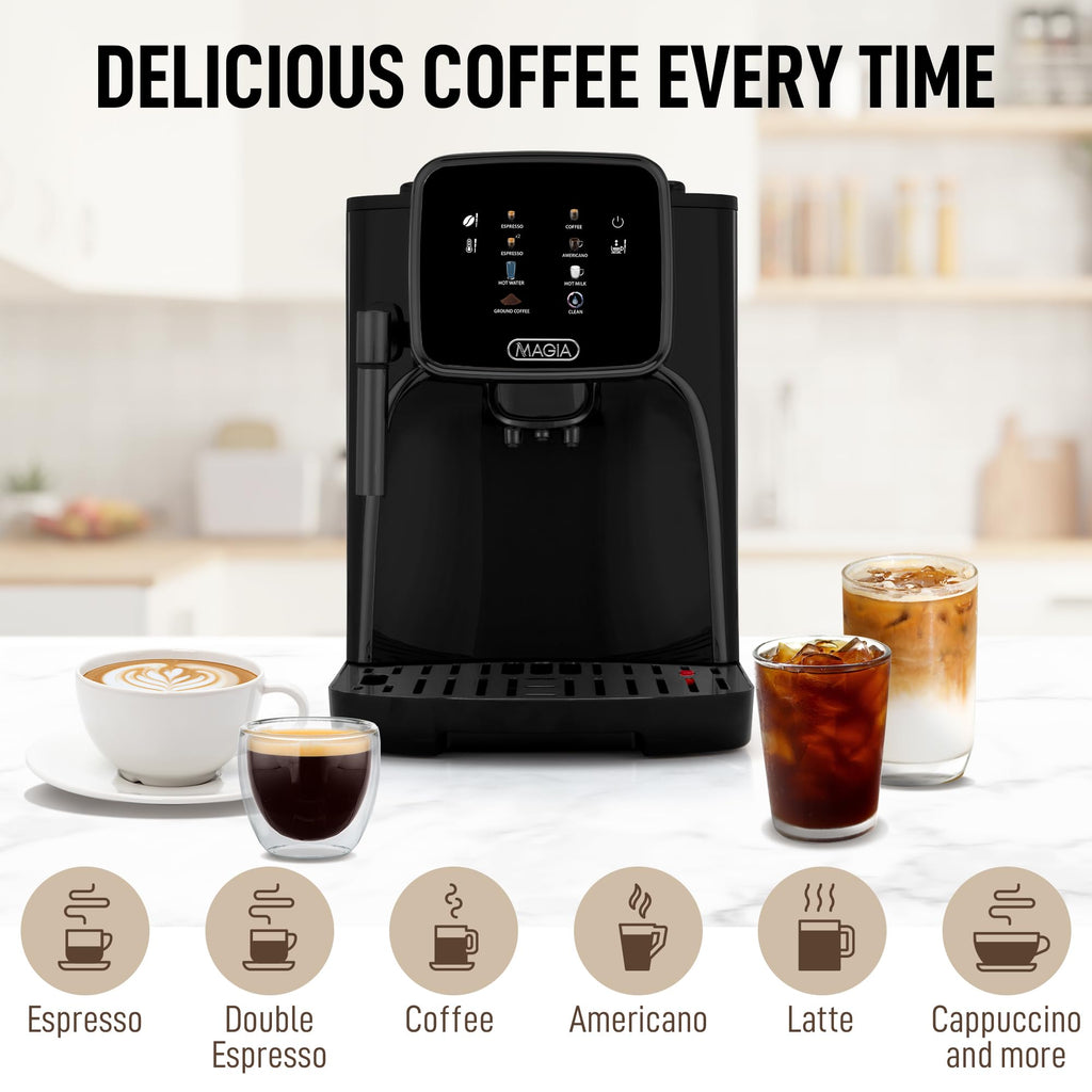 Zulay Kitchen Magia Espresso Coffee Machine for Home & Office