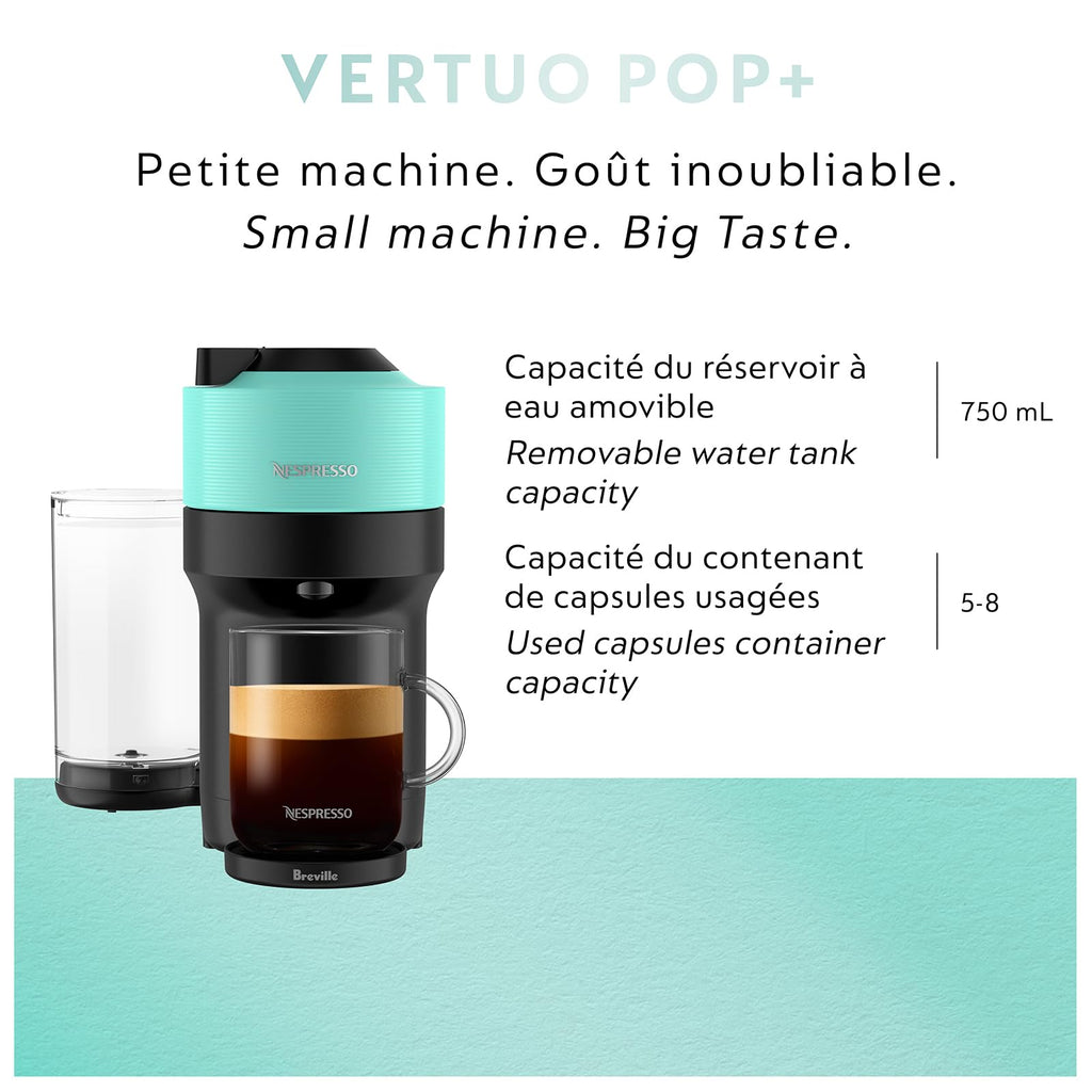 Nespresso Vertuo Pop+ Coffee and Espresso Maker by Breville