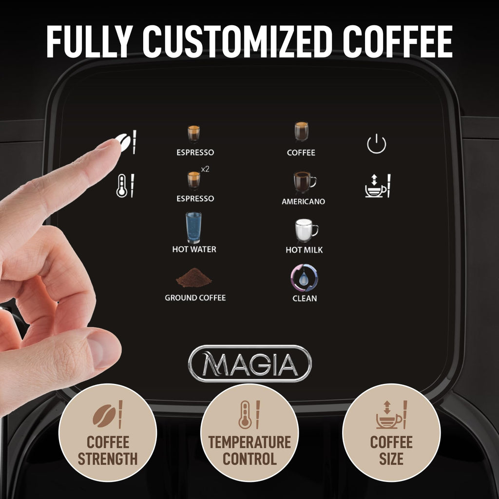 Zulay Kitchen Magia Espresso Coffee Machine for Home & Office