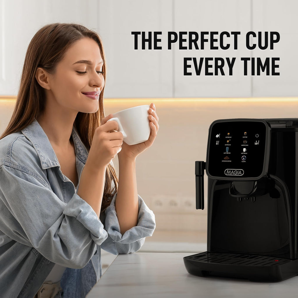 Zulay Kitchen Magia Espresso Coffee Machine for Home & Office