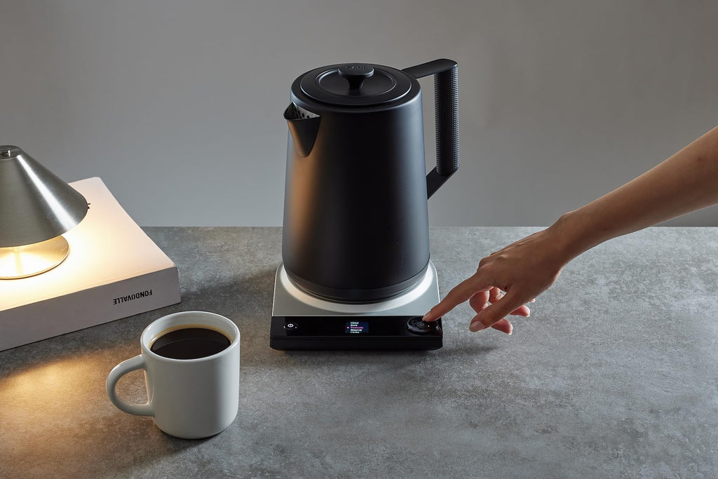SAKI Luna Electric Kettle Temperature Control with 7 Presets, 60min Temperature Hold 1.75L Electric Tea Kettle, 304 Stainless Steel Kettle, Auto-Off & Boil-Dry Protection, BPA Free
