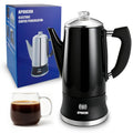 APOXCON All Stainless Steel Electric Coffee Percolator