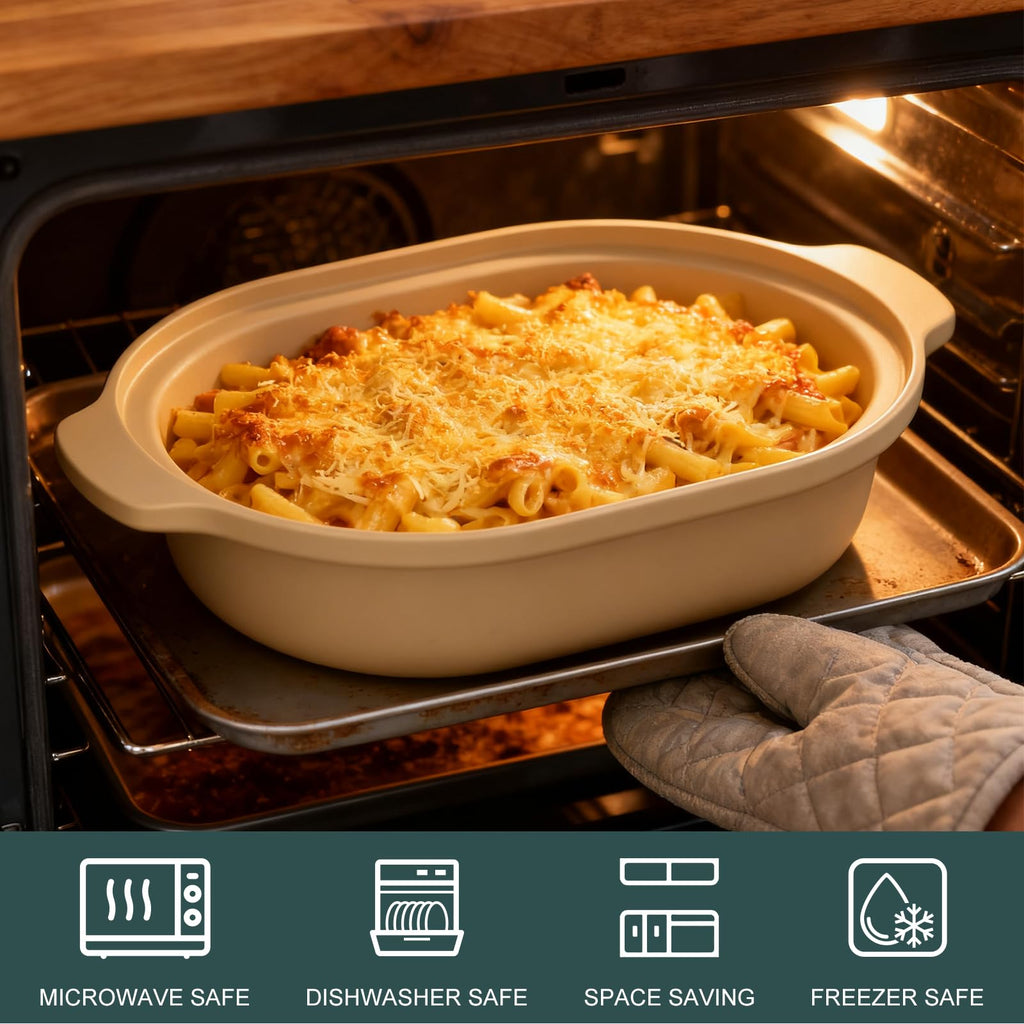 MAGNIFIQUE 4 Quart Claypot Multi-Cooker, with 8-in-1 Casserole Programmable Slow Cooker