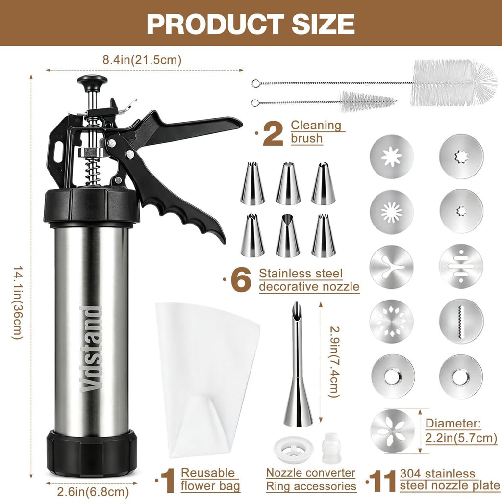Spritz Cookie Press Gun