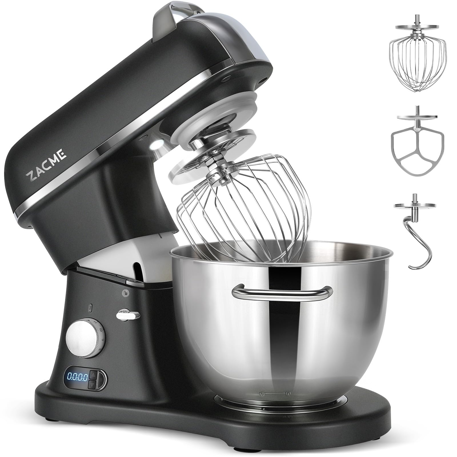 8.4QT Commercial Stand Mixer 800W with NSF Certified and Aluminum Die Casting, Mixers Kitchen Electric Stand Mixer Metal Food Mixer