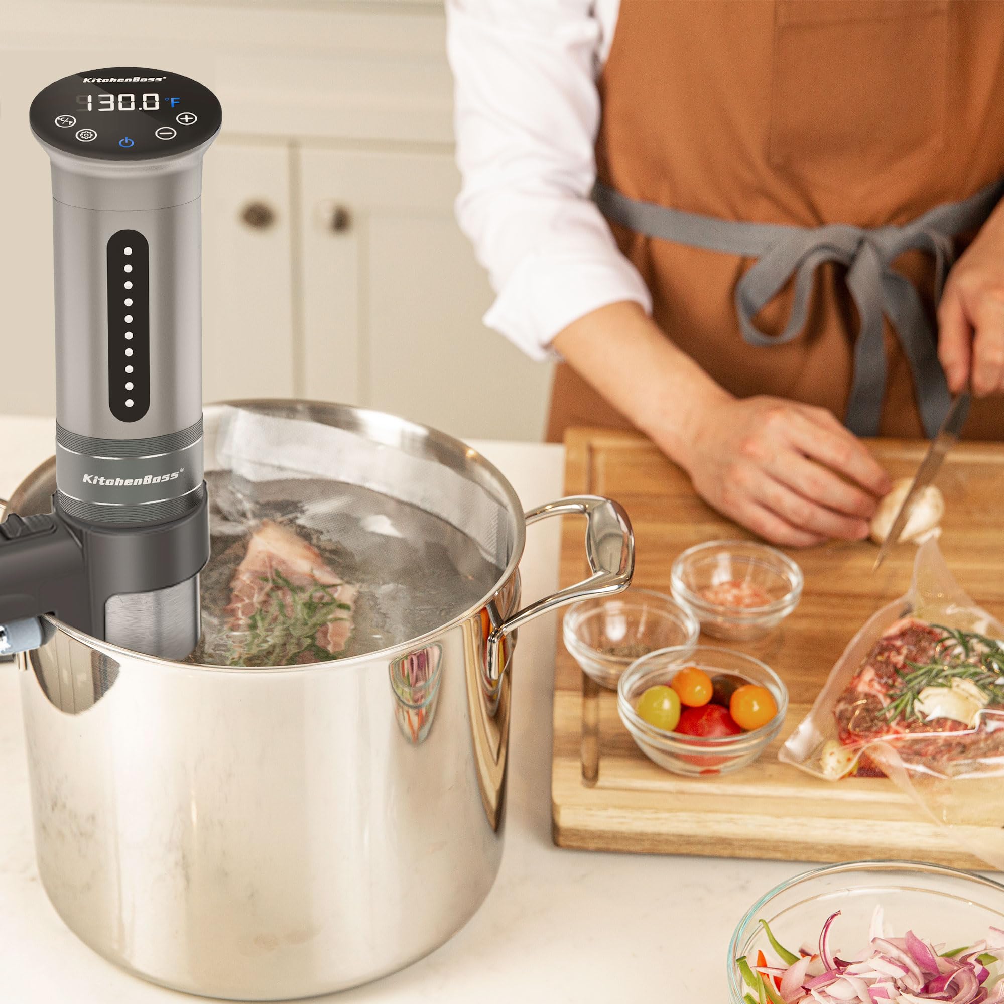 KitchenBoss 1100W Waterproof Sous Vide Immersion Cooker
