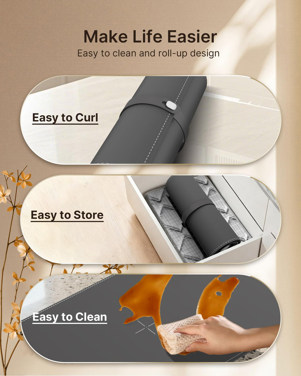 NUTCITY Extra-Large Electric Food Warming Mat with Timer
