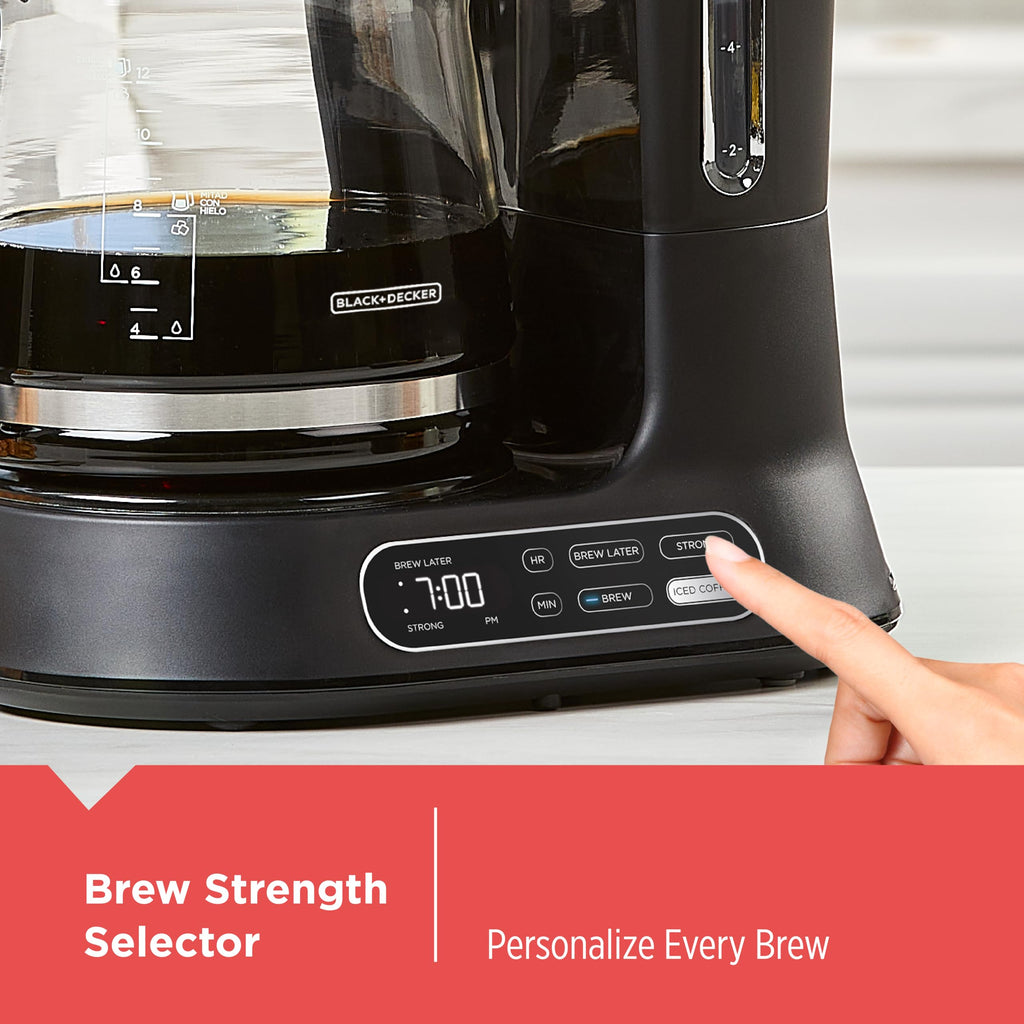 BLACK+DECKER 12-Cup Digital Coffee Maker