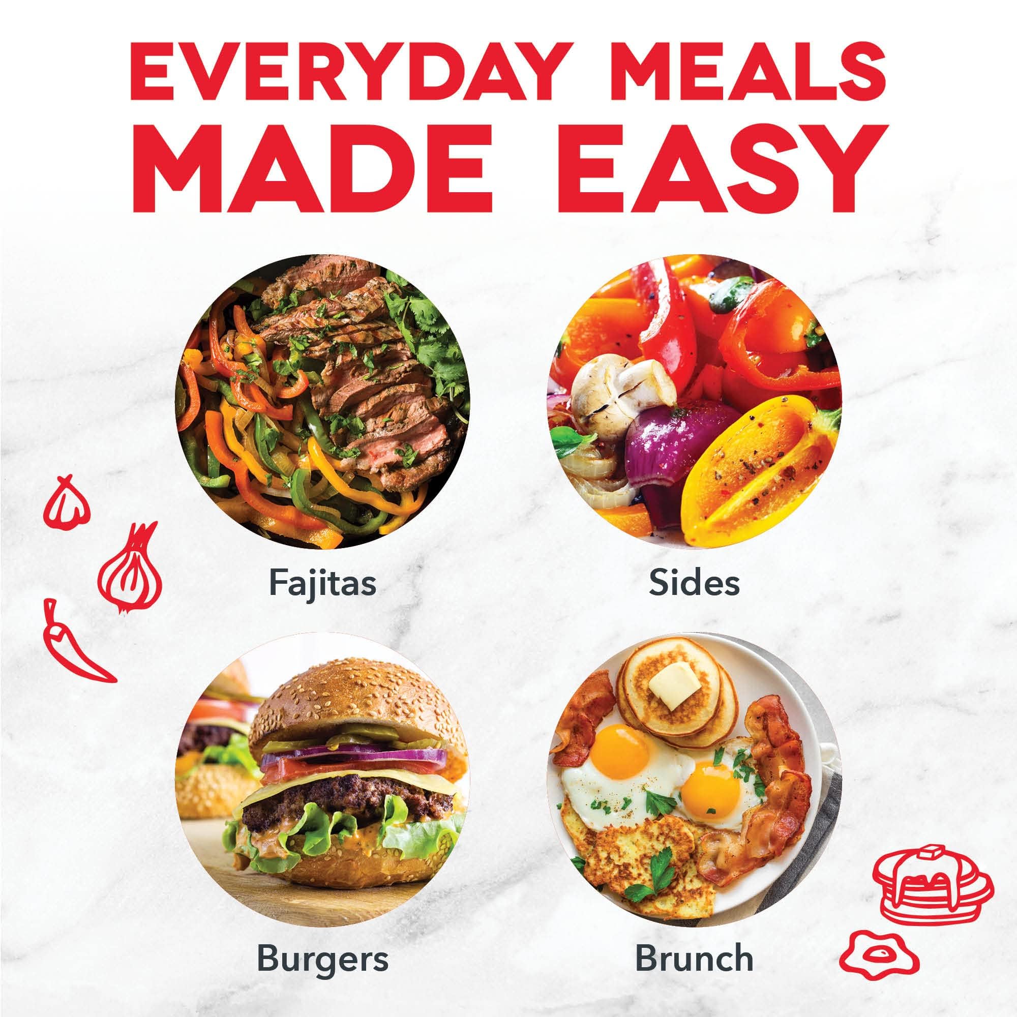 Dash Everyday Electric Griddle - Indoor Griddle for Versatile Cooking - Features Quick-Heating, Anti-Slip Feet, and Removable, Nonstick Plate
