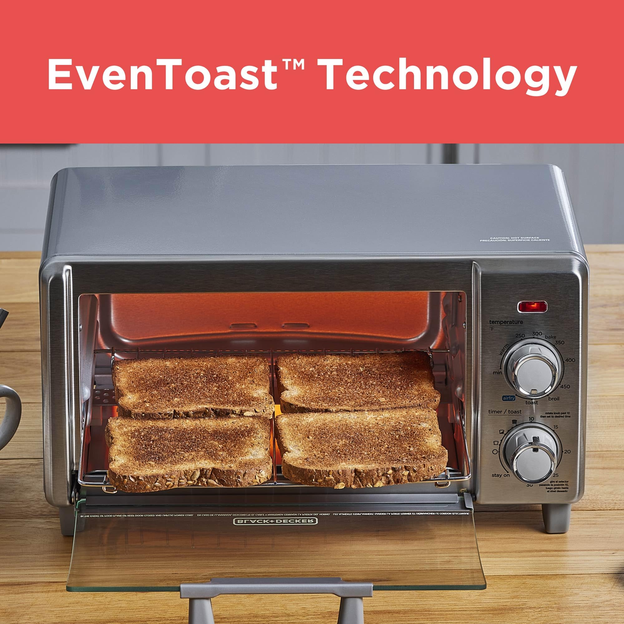 BLACK+DECKER Crisp 'N Bake Air Fry Toaster Oven