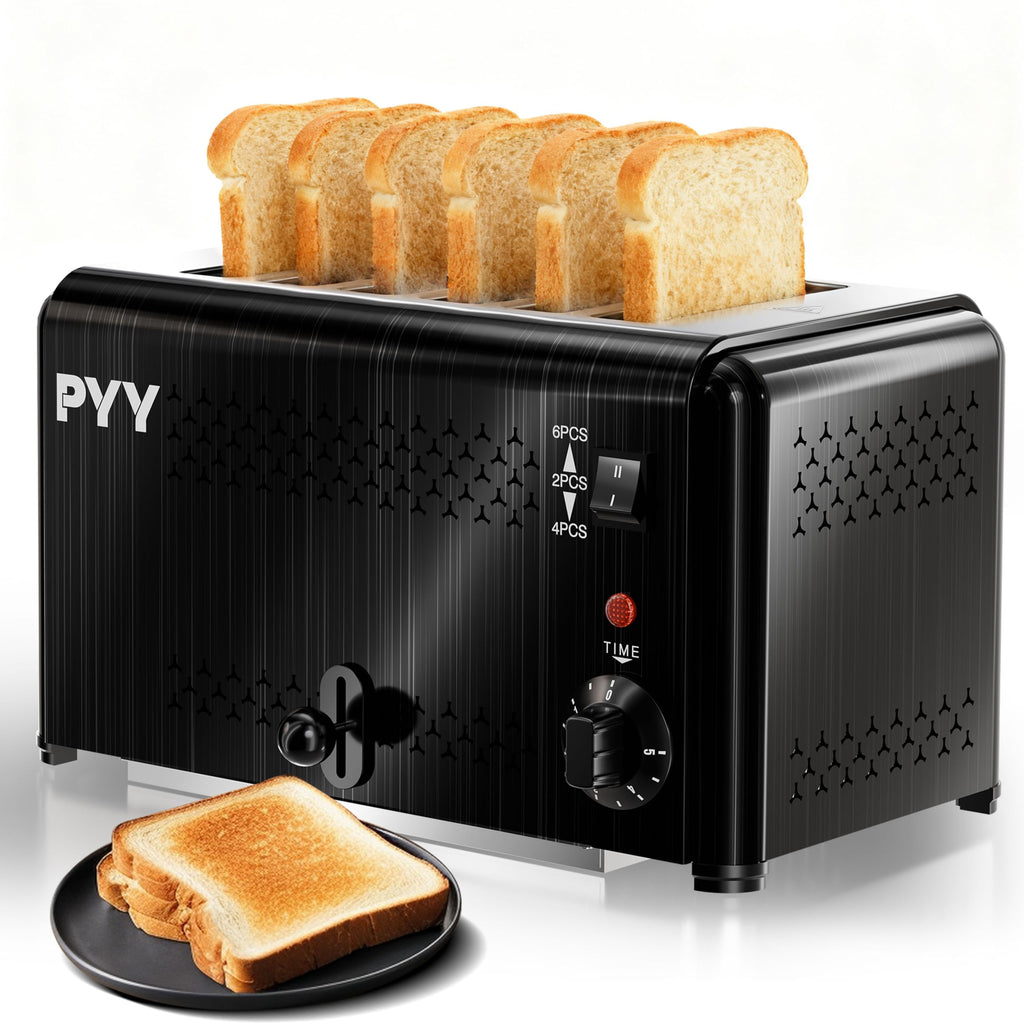 PYY 1800W Heavy-Duty Stainless Steel Commercial Toaster