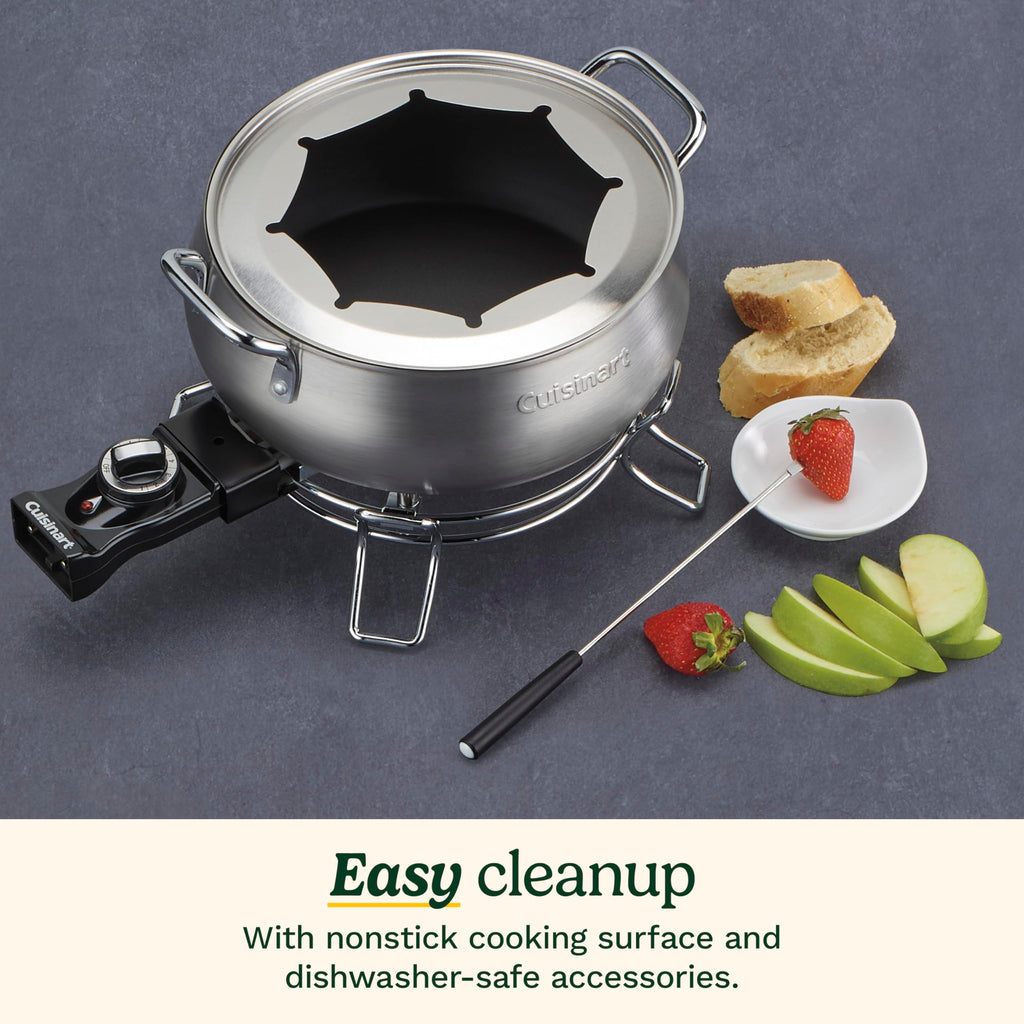 Cuisinart 3-Quart Stainless Steel Electric Fondue Pot