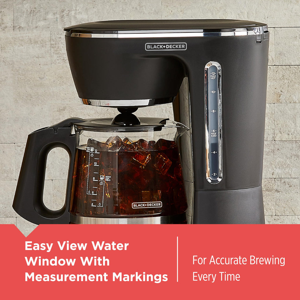BLACK+DECKER 12-Cup Digital Coffee Maker